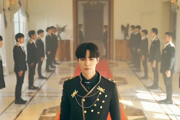A man in regal attire walks in "The Next Prince".