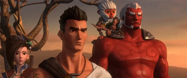 Group of characters in "Legend of Thai Boxing 9: Satria".